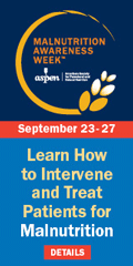 ASPEN Malnutrition Awareness Week, September 23-27, 2019